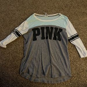 Victoria secret pink top size large brand new only worn once or twice